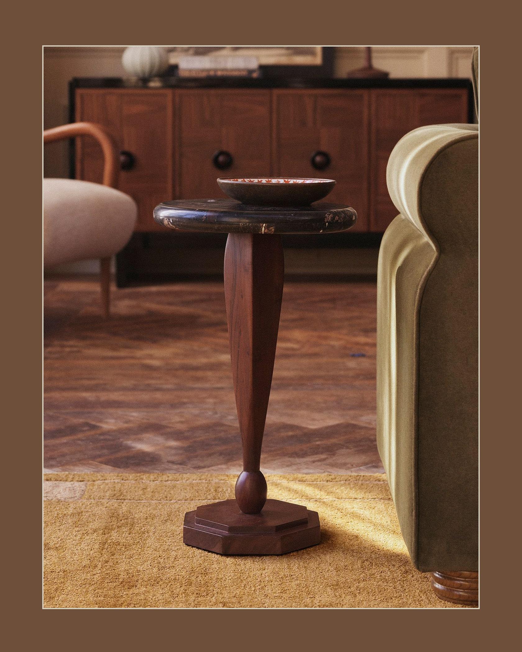 Pierce & Ward Granite Side Table